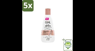 5 x Guhl - Shampoo - Bond+ Restore - 250 ml - Grootverpakking - Herstellende Shampoo - Beschadigd Haar - Haarversterking - Rode Algen Extract - Bond-building Complex