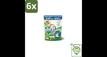 Dreft - Wasmiddelcapsules - Ultimate Care - Zachte verzorging - 42 Wasbeurten - Voordeelverpakking - 6 stuks - Wasmiddel capsules - Wasmiddel