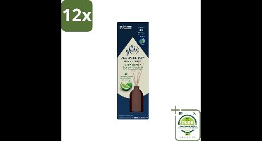 Glade - Geurstokjes Calm Mind - Aromatherapie Geurverspreiding - 80 ml - Voordeelverpakking - 12 stuks - Geurstokjes - Aromatherapie