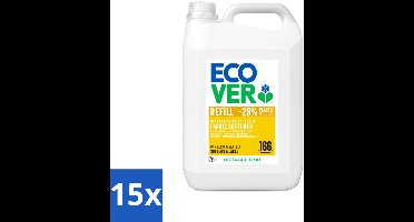 Ecover - Wasverzachter - Gardenia & Vanille - 5 liter - 166 wasbeurten - Bulkverpakking - 15 stuks