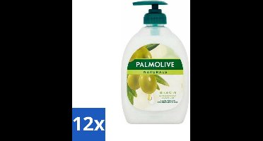 Palmolive - Milk & Olive - Handzeep Met Pomp - Verzorgend & Mild - 500 ml - Voordeelverpakking - 12 stuks