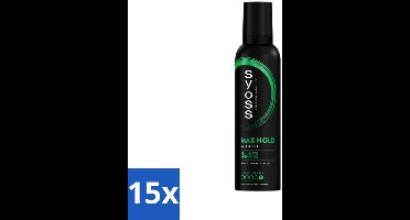Syoss - Max Hold - Haarmousse - Ultra Sterke Hold - 250 ml - Bulkverpakking - 15 stuks