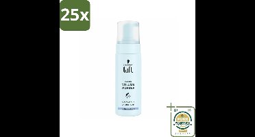 25 x Taft - Caring Volume Wonder - Lightweight Foam - Lichtgewicht lift - 150 ml - Grootverpakking - Haarpoeder - Volumepoeder - Lichtgewicht Lift - Fijn Haar - Dun Haar