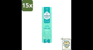 15 x Seepje - Douchegel - Duurzaam & Handig - Eikenmos en Neroli - Navulling - 38 gr - Grootverpakking - Douchegel Navulling - Eikenmos - Neroli - Duurzaam Douchegel - Natuurlijke Douchegel