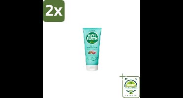 Happy Earth – Bodylotion – 100% Natuurlijk – 200 ml - Voordeelverpakking - 2 stuks - Natuurlijke bodylotion - Vegan bodylotion