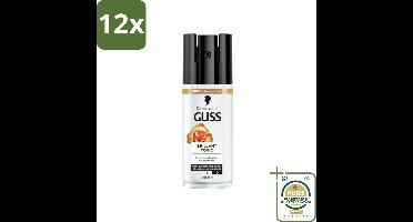 Gliss - Total Repair Brilliant Tonic - Voor Droog en Beschadigd Haar - 100 ml - Voordeelverpakking - 12 stuks - Haar Tonic Glans - Glans Spray