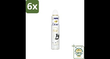 Dove Deodorant Spray - Invisible Dry - 200 ml - Voordeelverpakking - 6 stuks - Onzichtbare bescherming - 72 uur bescherming