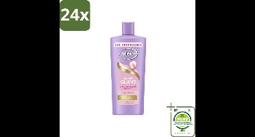 Andrélon – Shampoo – Extra Glans – 685 ml - Voordeelverpakking - 24 stuks - Glans haar - Zijde extract