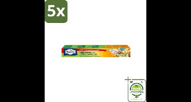 5 x Toppits – Magnetronfolie 2-in-1 – 15 m - Grootverpakking - Magnetronfolie - Bewaren - Opwarmen - Stoomafgifte - Versheid