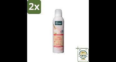 Kneipp - Douche schuim - Silky Secret - Zijdeboombloesem - 200 ml - Voordeelverpakking - 2 stuks - Verzorgende Douche - Bloemen Geur