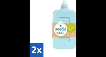 2 x Seepje - Afwasmiddel - Milieuvriendelijk - Tintelfrisse Limoen Geur - 500 ml - Afwasmiddel - Milieuvriendelijk - Biologisch Afbreekbaar - Limoen - Ecologisch