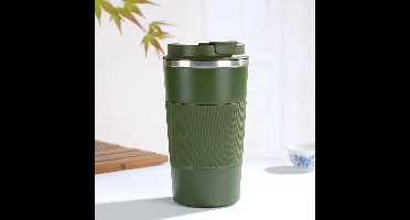 Roestvrijstalen Thermosbeker Serie - Isolerende Koffiebeker - Groen - 380