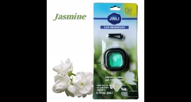 TLVX Autoparfum Jasmijn Geur 4ML / Design Luchtverfrisser / Met Handige Ventilatie Clip / Frisse Bloemen Geur / New Car Parfum / Lange werking / Fris interieur / Lekker Auto Luchtje / Car Diffuser / Air Freshener / Uniseks geur