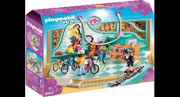 PLAYMOBIL Fiets- en skatewinkel - 9402