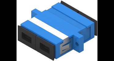 WP WPC-FA0-SC0101 glasvezeladapter SC/SC 1 stuk(s) Blauw