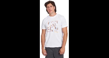 Umbro Box Logo Graphic T-shirt Met Korte Mouwen Wit M Man,Vrouw