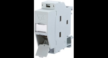 Metz Connect 1309A07003-E Netwerkdoos DIN-rails Lichtgrijs