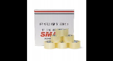 SMART Pakkingstape 48mm x 100m Transparant - 36 Rollen
