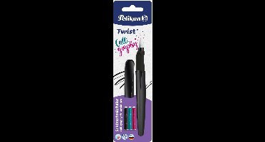 Pelikan Twist Kalligrafie Vulpen met 2 Cartridges