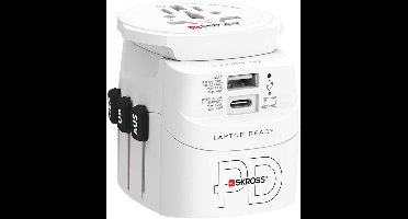 Skross 1.302474 Reisstekker Pro Light USB AC45PD World