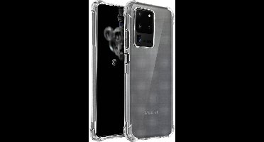 Akashi, Geschikt voor Samsung Galaxy S20 Ultra Flexibel Schokbestendig Hoesje Versterkte Hoeken, Transparant