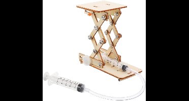 1 lift set, toys for girls aged 8 to 10 years, lift, scientific game, toys for girls from 9 years, scientific experiment set, children, assembled, hydraulic press