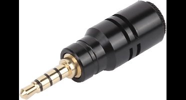 Draagbare 3,5 mm mini-microfoon met omnidirectionele opname voor smartphones en tablets