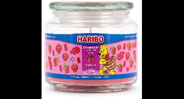 Haribo Geurkaars - Aardbei Geluk - met aardbei geur