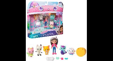 Gabby's Poppenhuis De Film - Speelfigurenset - met Gabby 6 katjes en 1 poppenhuispakketje