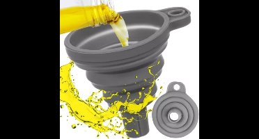 Ruhhy Opvouwbare Siliconen Trechter - Compact en Handig