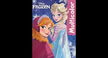 Multicolor - Frozen II - 32 Pagina's - 17 Kleurplaten en 17 Voorbeelden - Voor Kinderen - Uitermate Geschikt voor Kleurpotloden en Wasco