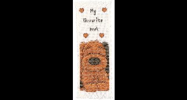 Vervaco - Bladwijzer kit - Popcorn Biscuit - PN-0011209 - Borduren - Borduurpakket - Borduurpakket volwassenen - Borduurpakket kind