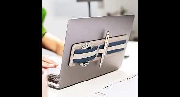 Draagbare technische organizer voor laptops en notebooks | Zelfklevend organiser voor kabels