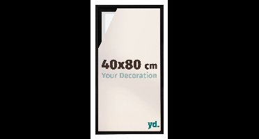 Your Decoration - Baklijst 40x80 cm - Zwart Mat - Baklijst voor Canvas - MDF - Lyon