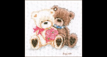 Vervaco - Telpakket kit - Popcorn en Coconut - PN-0011200 - Borduren - Borduurpakket - Borduurpakket volwassenen