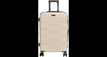 Beagles Originals Go Travel Grote Koffer - 66 cm - 60 Liter – Reiskoffer met Cijferslot - Beige
