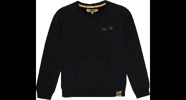 4PRESIDENT Sweater jongens - Black - Maat 164 - Jongens trui