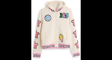 4PRESIDENT Sweater meisjes - Cream - Maat 116 - Meisjes trui