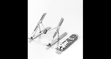 Oneay 1 stuk - Laptopstandaard, verstelbaar, opvouwbaar, draagbaar, stabiele steun voor MacBook, HP Surface en vergelijkbare apparaten (roze)