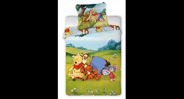 Disney Winnie de Pooh BABY / Peuter dekbedovertrek Friends 100 x 135 cm Katoen