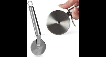 Pizzasnijder RVS 21cm