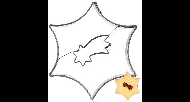 Orion - Koekjesuitsteker - Stervorm - Roestvrij Staal - 5,5 cm