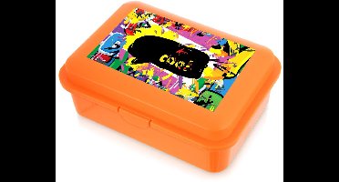 Orion Lunchbox - Oranje - Cool Print - 750 ml