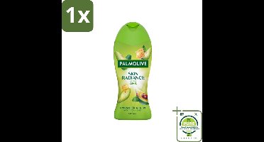 1 x Palmolive – Douchegel – Skin Radiance Avocado Honey – 250 ml - Douchegel - Exfoliatie - Huidverzorging - Stralende Huid - Avocado
