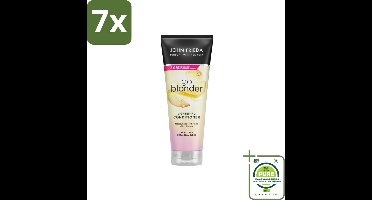 7 x John Frieda – Conditioner – Sheer Blonde – Kleurverhelderend – 250 ml - Grootverpakking - Blond Haar Verlichten - Natuurlijke Kleurverlichting - Zachte Blonde Kleur - Zonnige Blonde Kleur - Haar Verzorging