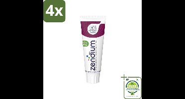 Zendium - Tandpasta - Sensitive+ White - 75 ml - Voordeelverpakking - 4 stuks - Gevoelige tanden - Tandpasta