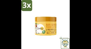 3 x Lovea – Haarmasker – Monoï & Shea 3-in-1 – Intensief voedend – 390 ml - Grootverpakking - Koffiezetapparaat - Koffiezetapparaat - Koffiezetapparaat