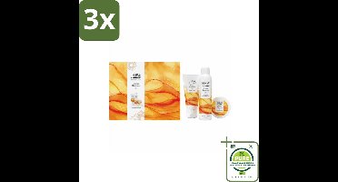 3 x Therme – Wellness Treatment Geschenkset – Orange Happiness - Grootverpakking - Thermische Wellness - Sinaasappel Geur - Mimosa Geur - Hout Geur - Patchouli