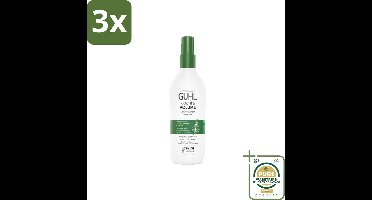 3 x Guhl – Spray Treatment – Kracht & Volume – 150 ml - Grootverpakking - Haarversterking - Volumeboost - Biotine Spray - Rozemarijn Haarverzorging - Kracht En Volume Spray