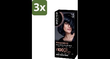 SYOSS - Coloration 1-4 Cosmic Blue - Haarverf - Grijsdekking - Vermindert Haarbreuk - Bulkverpakking - 3 stuks